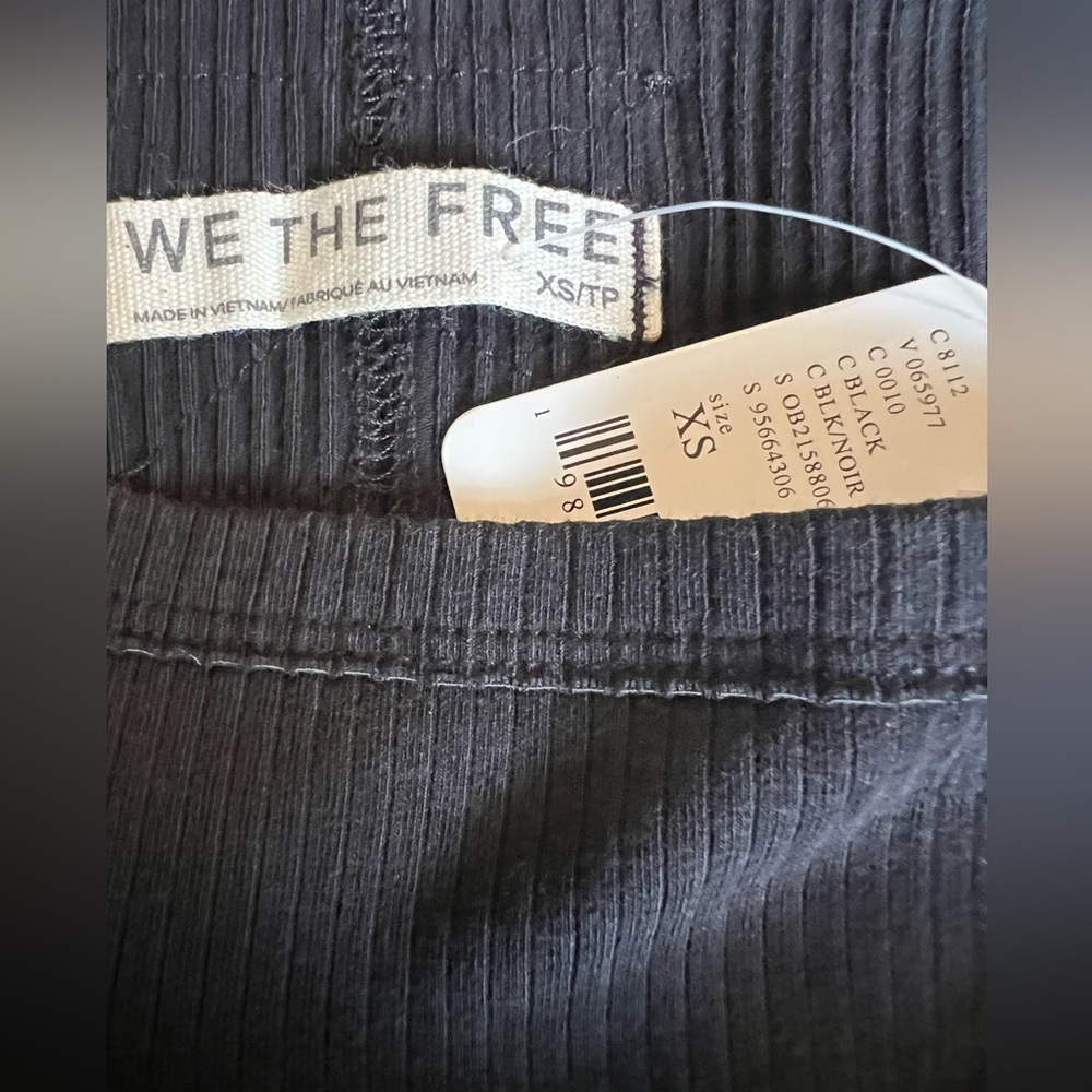 We The Free Mia Tank Top in Black Size XS NWT - Picture 5 of 6
